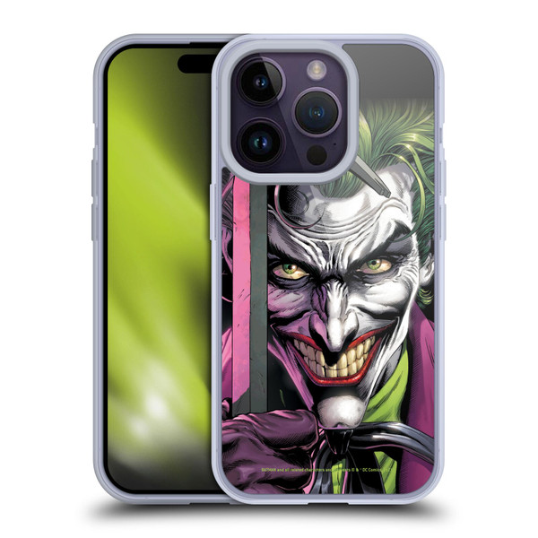 Batman DC Comics Three Jokers The Clown Soft Gel Case for Apple iPhone 14 Pro