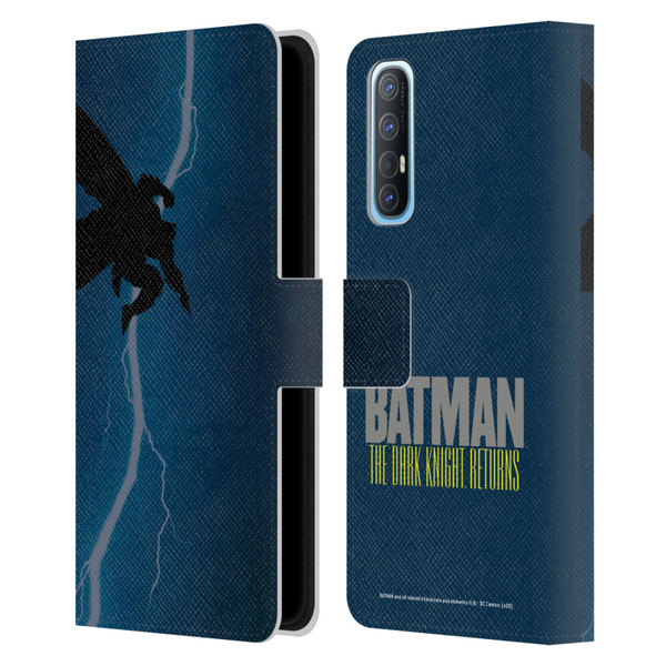 Batman DC Comics Famous Comic Book Covers The Dark Knight Returns Leather Book Wallet Case Cover For OPPO Find X2 Neo 5G