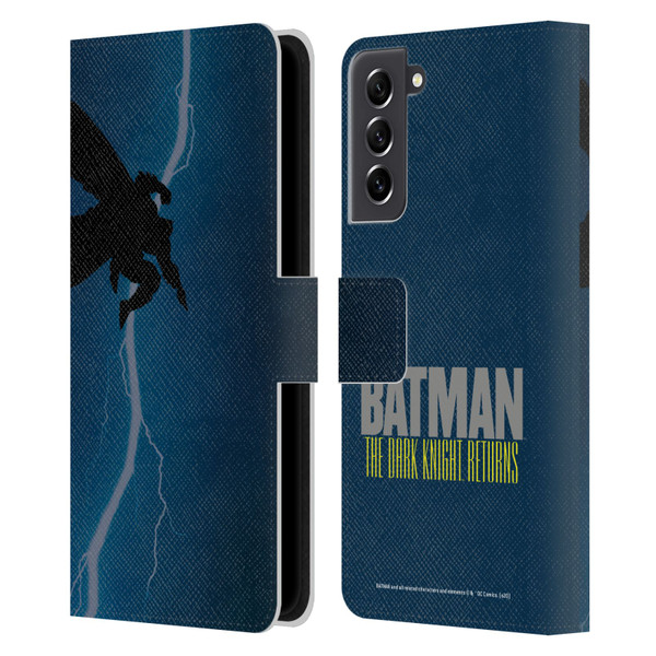 Batman DC Comics Famous Comic Book Covers The Dark Knight Returns Leather Book Wallet Case Cover For Samsung Galaxy S21 FE 5G