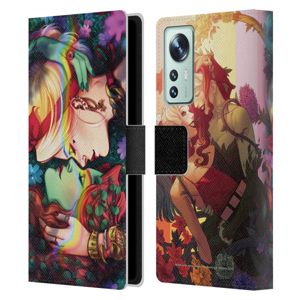 Batman DC Comics Gotham City Sirens Poison Ivy & Harley Quinn Leather Book Wallet Case Cover For Xiaomi 12