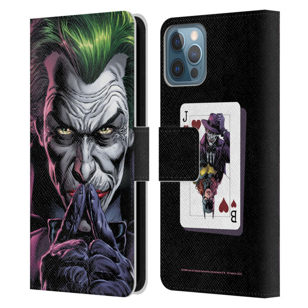 Batman DC Comics Three Jokers The Criminal Leather Book Wallet Case Cover For Apple iPhone 12 / iPhone 12 Pro
