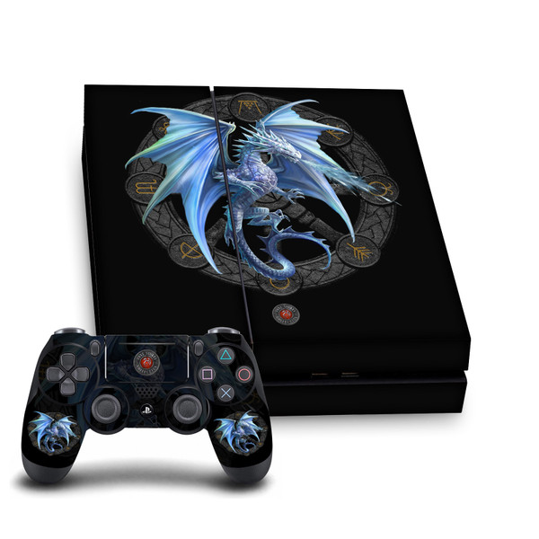 Anne Stokes Dragons Of The Sabbats Yule Winter Solstice Vinyl Sticker Skin Decal Cover for Sony PS4 Console & Controller
