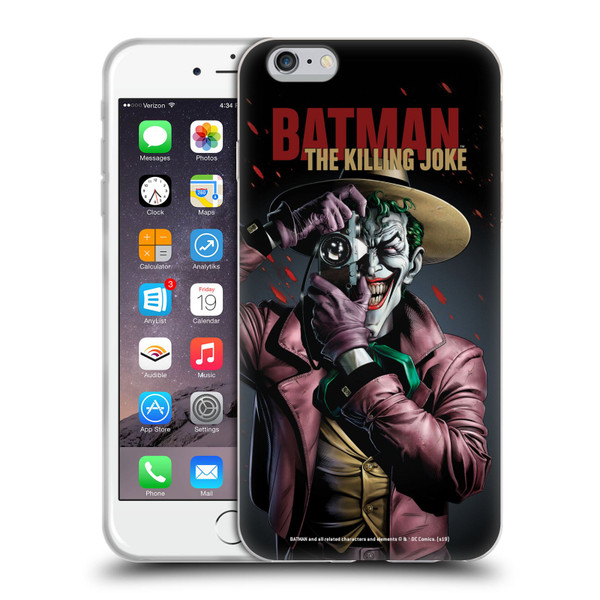 Batman DC Comics Famous Comic Book Covers Joker The Killing Joke Soft Gel Case for Apple iPhone 6 Plus / iPhone 6s Plus