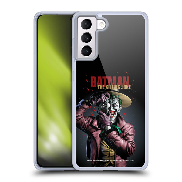 Batman DC Comics Famous Comic Book Covers Joker The Killing Joke Soft Gel Case for Samsung Galaxy S21+ 5G