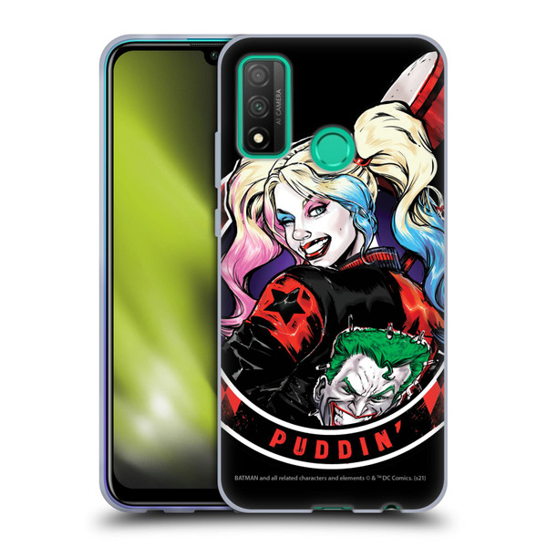 Batman DC Comics Harley Quinn Graphics Puddin Soft Gel Case for Huawei P Smart (2020)
