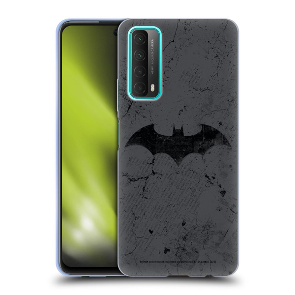 Batman DC Comics Hush Logo Distressed Soft Gel Case for Huawei P Smart (2021)