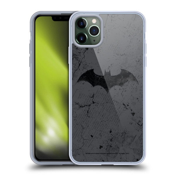 Batman DC Comics Hush Logo Distressed Soft Gel Case for Apple iPhone 11 Pro Max