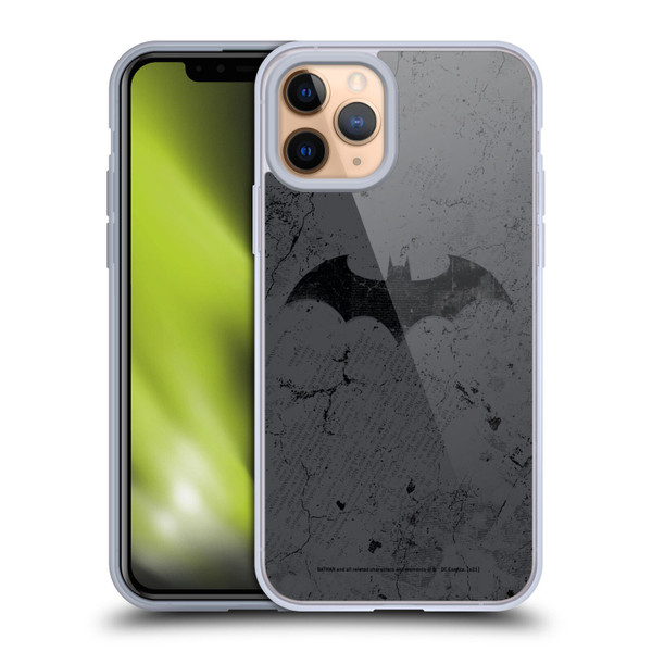 Batman DC Comics Hush Logo Distressed Soft Gel Case for Apple iPhone 11 Pro & MagSafe