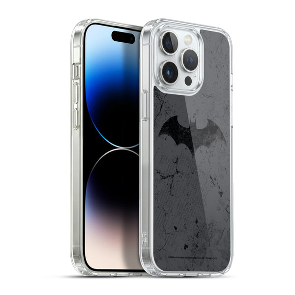 Batman DC Comics Hush Logo Distressed Soft Gel Case for Apple iPhone 13 Pro Max & MagSafe