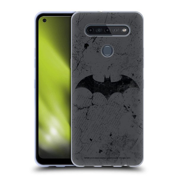 Batman DC Comics Hush Logo Distressed Soft Gel Case for LG K51S