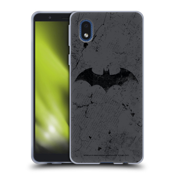 Batman DC Comics Hush Logo Distressed Soft Gel Case for Samsung Galaxy A01 Core (2020)