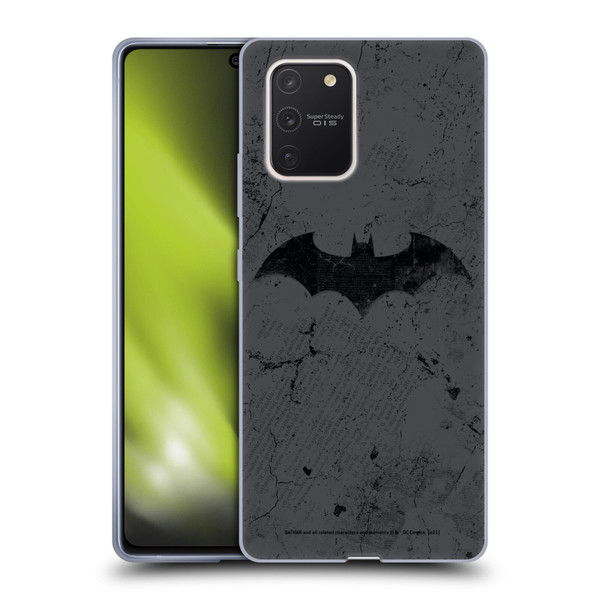 Batman DC Comics Hush Logo Distressed Soft Gel Case for Samsung Galaxy S10 Lite