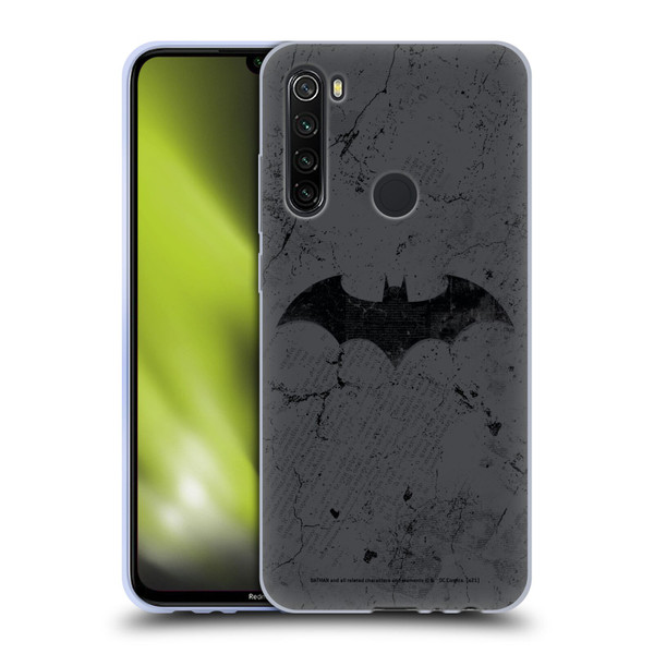 Batman DC Comics Hush Logo Distressed Soft Gel Case for Xiaomi Redmi Note 8T