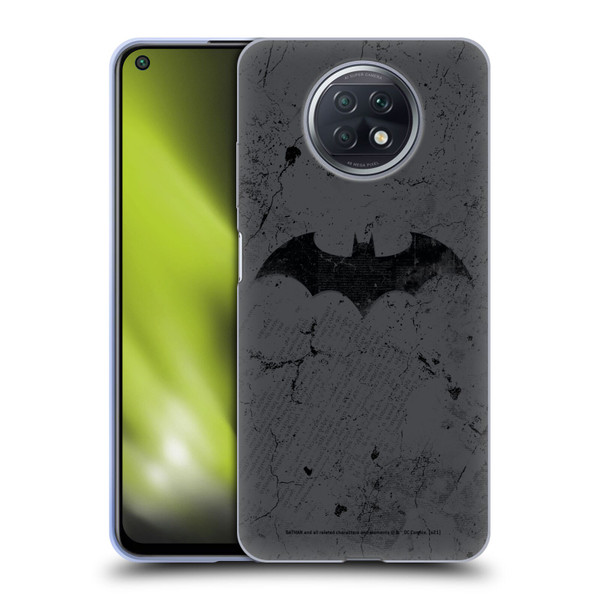 Batman DC Comics Hush Logo Distressed Soft Gel Case for Xiaomi Redmi Note 9T 5G