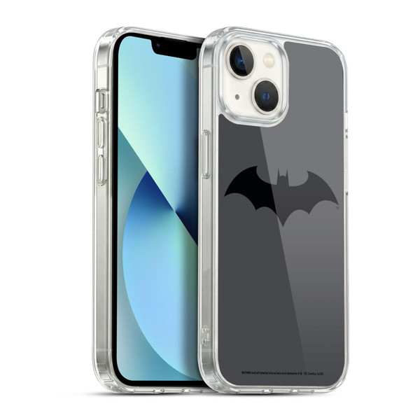 Batman DC Comics Logos Hush Soft Gel Case for Apple iPhone 13