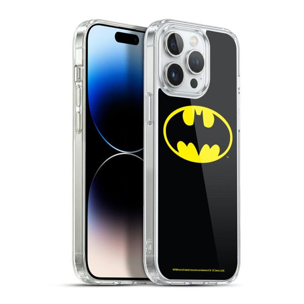 Batman DC Comics Logos Classic Soft Gel Case for Apple iPhone 13 Pro Max & MagSafe