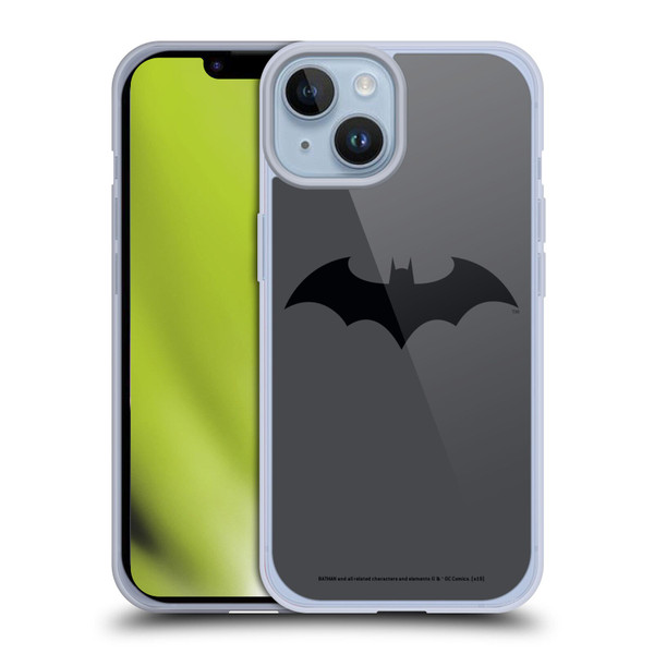 Batman DC Comics Logos Hush Soft Gel Case for Apple iPhone 14