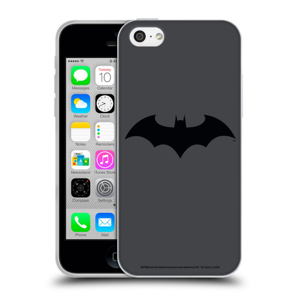 Batman DC Comics Logos Hush Soft Gel Case for Apple iPhone 5c