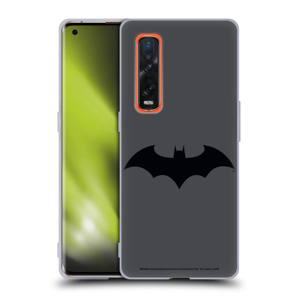 Batman DC Comics Logos Hush Soft Gel Case for OPPO Find X2 Pro 5G