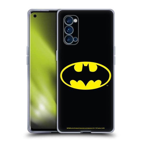 Batman DC Comics Logos Classic Soft Gel Case for OPPO Reno 4 Pro 5G