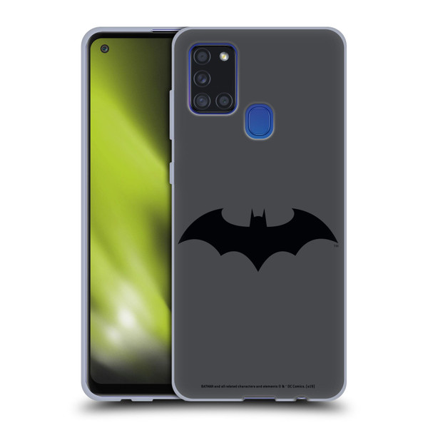 Batman DC Comics Logos Hush Soft Gel Case for Samsung Galaxy A21s (2020)
