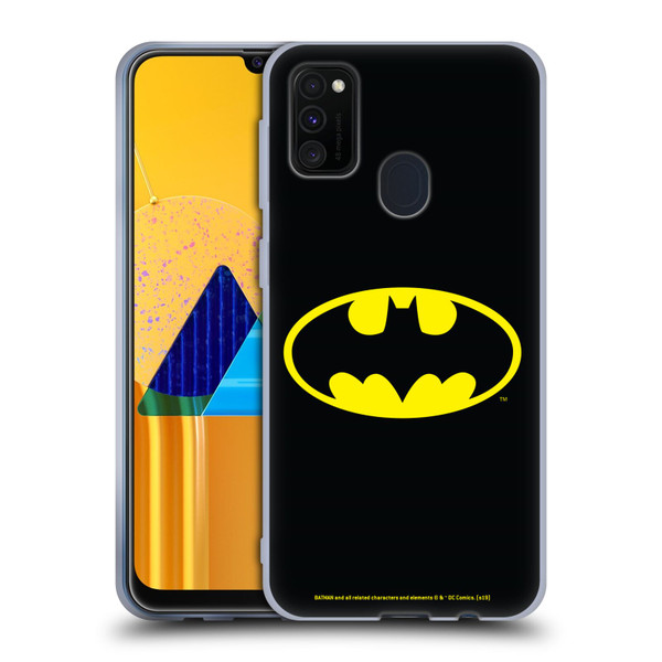 Batman DC Comics Logos Classic Soft Gel Case for Samsung Galaxy M30s (2019)/M21 (2020)