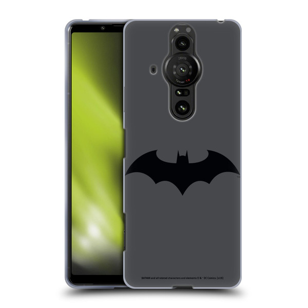 Batman DC Comics Logos Hush Soft Gel Case for Sony Xperia Pro-I