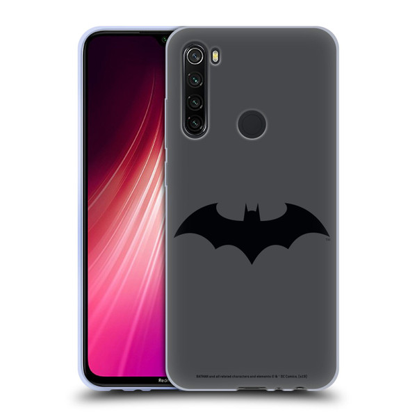 Batman DC Comics Logos Hush Soft Gel Case for Xiaomi Redmi Note 8T