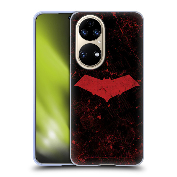 Batman DC Comics Red Hood Logo Grunge Soft Gel Case for Huawei P50