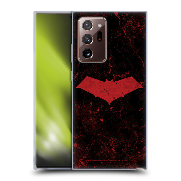Batman DC Comics Red Hood Logo Grunge Soft Gel Case for Samsung Galaxy Note20 Ultra / 5G