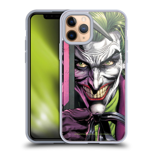 Batman DC Comics Three Jokers The Clown Soft Gel Case for Apple iPhone 11 Pro & MagSafe