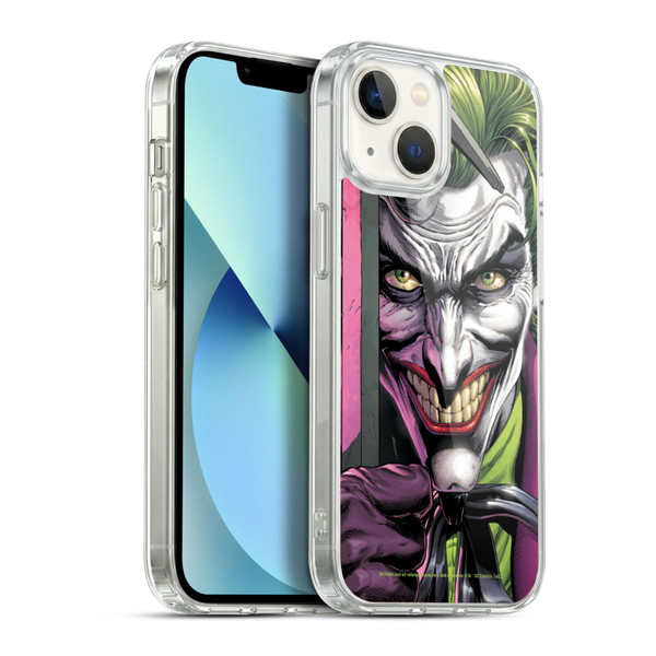 Batman DC Comics Three Jokers The Clown Soft Gel Case for Apple iPhone 13