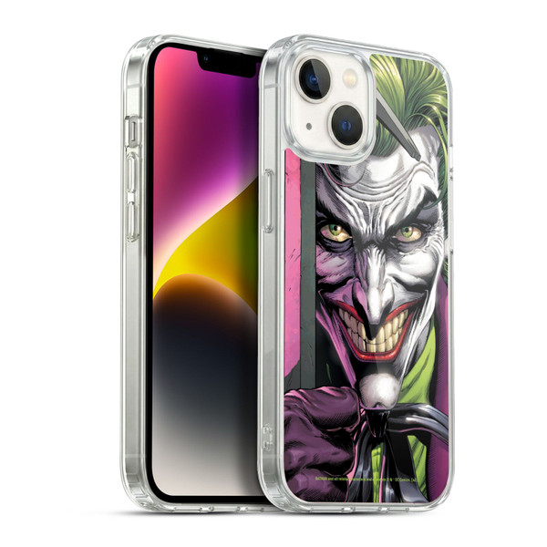 Batman DC Comics Three Jokers The Clown Soft Gel Case for Apple iPhone 14