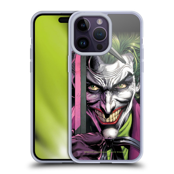 Batman DC Comics Three Jokers The Clown Soft Gel Case for Apple iPhone 14 Pro Max & MagSafe