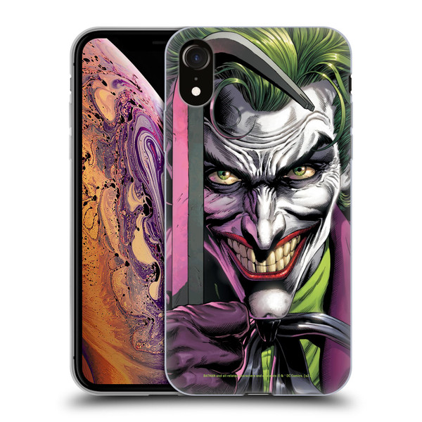 Batman DC Comics Three Jokers The Clown Soft Gel Case for Apple iPhone XR