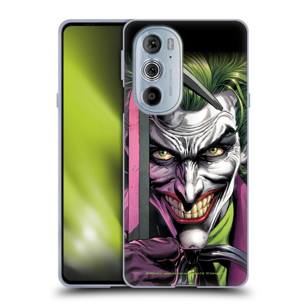 Batman DC Comics Three Jokers The Clown Soft Gel Case for Motorola Edge X30