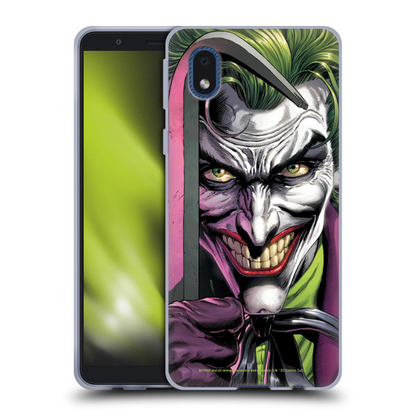 Batman DC Comics Three Jokers The Clown Soft Gel Case for Samsung Galaxy A01 Core (2020)