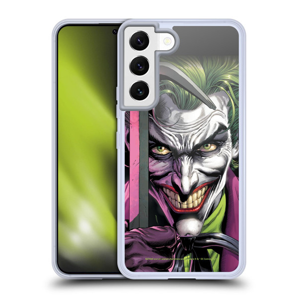 Batman DC Comics Three Jokers The Clown Soft Gel Case for Samsung Galaxy S22 5G & MagSafe