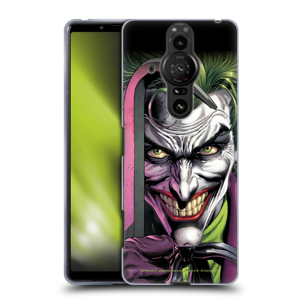 Batman DC Comics Three Jokers The Clown Soft Gel Case for Sony Xperia Pro-I