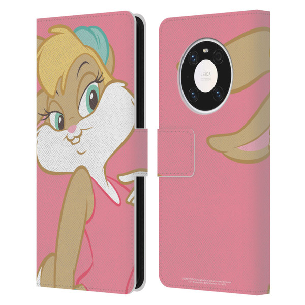 Looney Tunes Characters Lola Bunny Leather Book Wallet Case Cover For Huawei Mate 40 Pro 5G