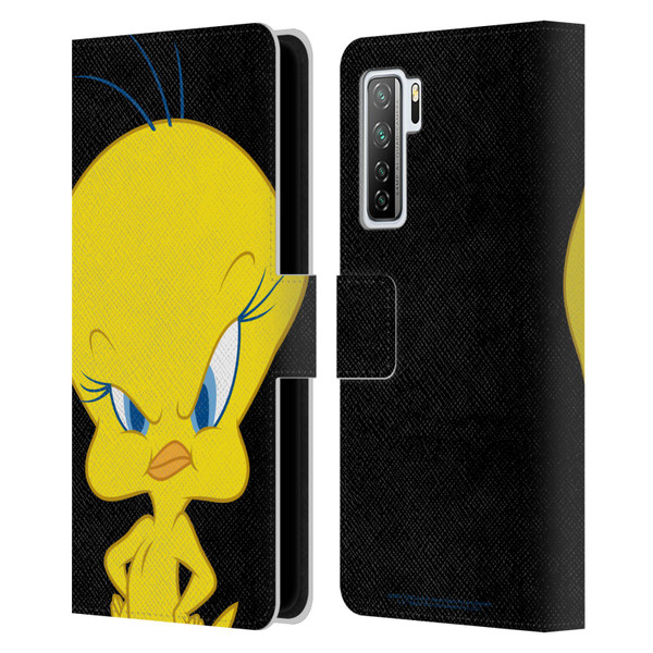 Looney Tunes Characters Tweety Leather Book Wallet Case Cover For Huawei Nova 7 SE/P40 Lite 5G