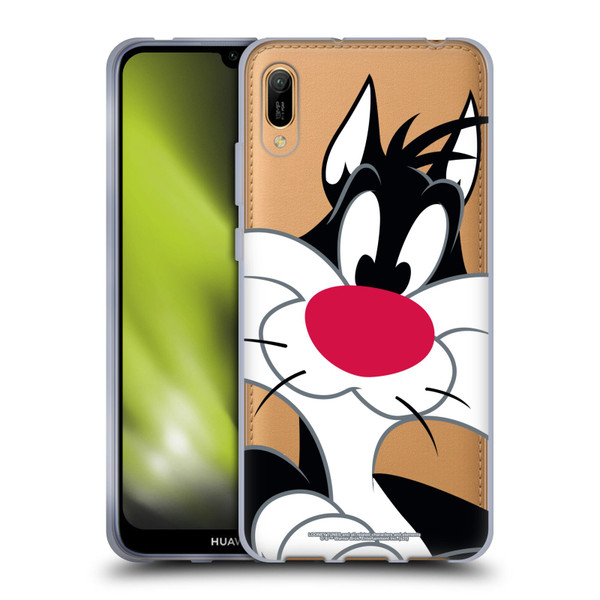 Looney Tunes Characters Sylvester The Cat Soft Gel Case for Huawei Y6 Pro (2019)