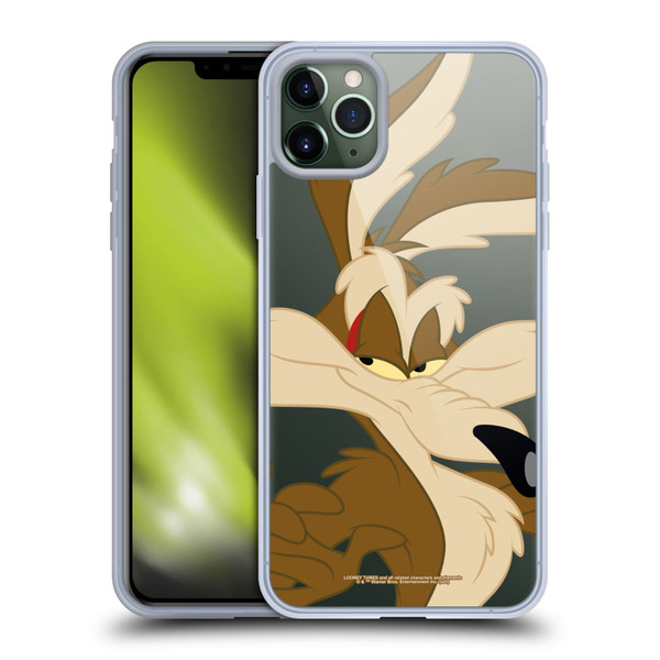 Looney Tunes Characters Wile E. Coyote Soft Gel Case for Apple iPhone 11 Pro Max & MagSafe