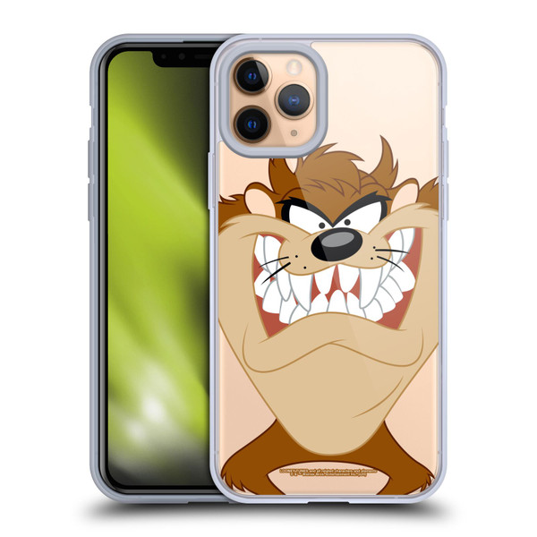 Looney Tunes Characters Tasmanian Devil Soft Gel Case for Apple iPhone 11 Pro & MagSafe