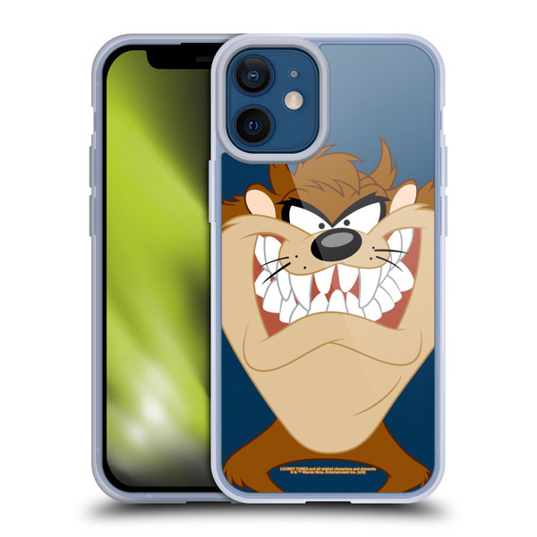 Looney Tunes Characters Tasmanian Devil Soft Gel Case for Apple iPhone 12 Mini & MagSafe