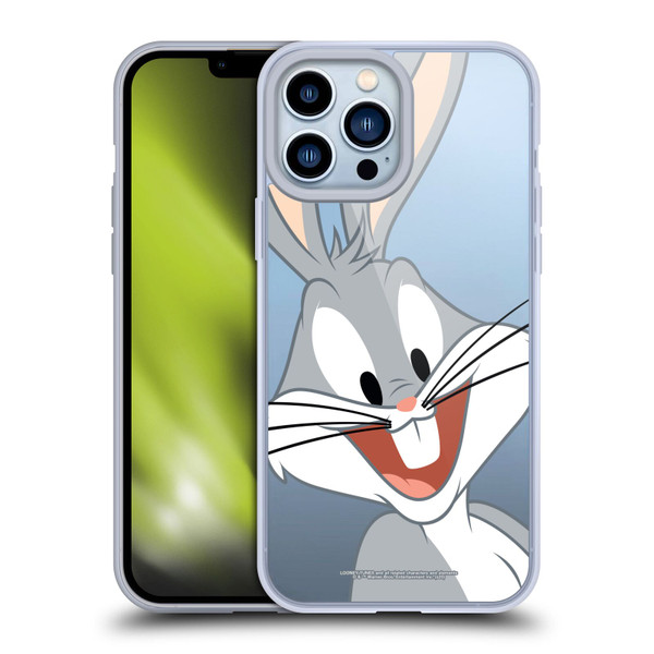 Looney Tunes Characters Bugs Bunny Soft Gel Case for Apple iPhone 13 Pro Max & MagSafe