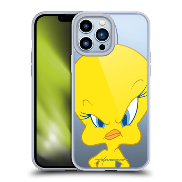 Looney Tunes Characters Tweety Soft Gel Case for Apple iPhone 13 Pro Max & MagSafe