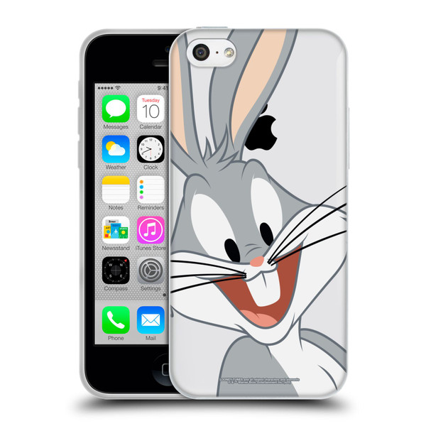 Looney Tunes Characters Bugs Bunny Soft Gel Case for Apple iPhone 5c