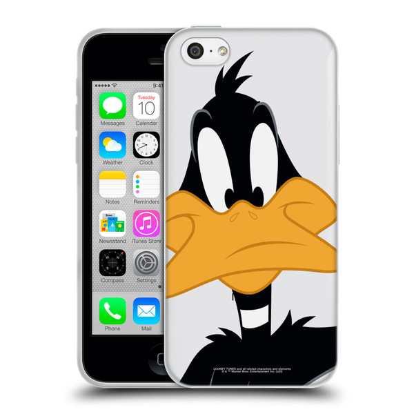 Looney Tunes Characters Daffy Duck Soft Gel Case for Apple iPhone 5c