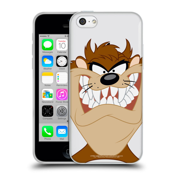Looney Tunes Characters Tasmanian Devil Soft Gel Case for Apple iPhone 5c